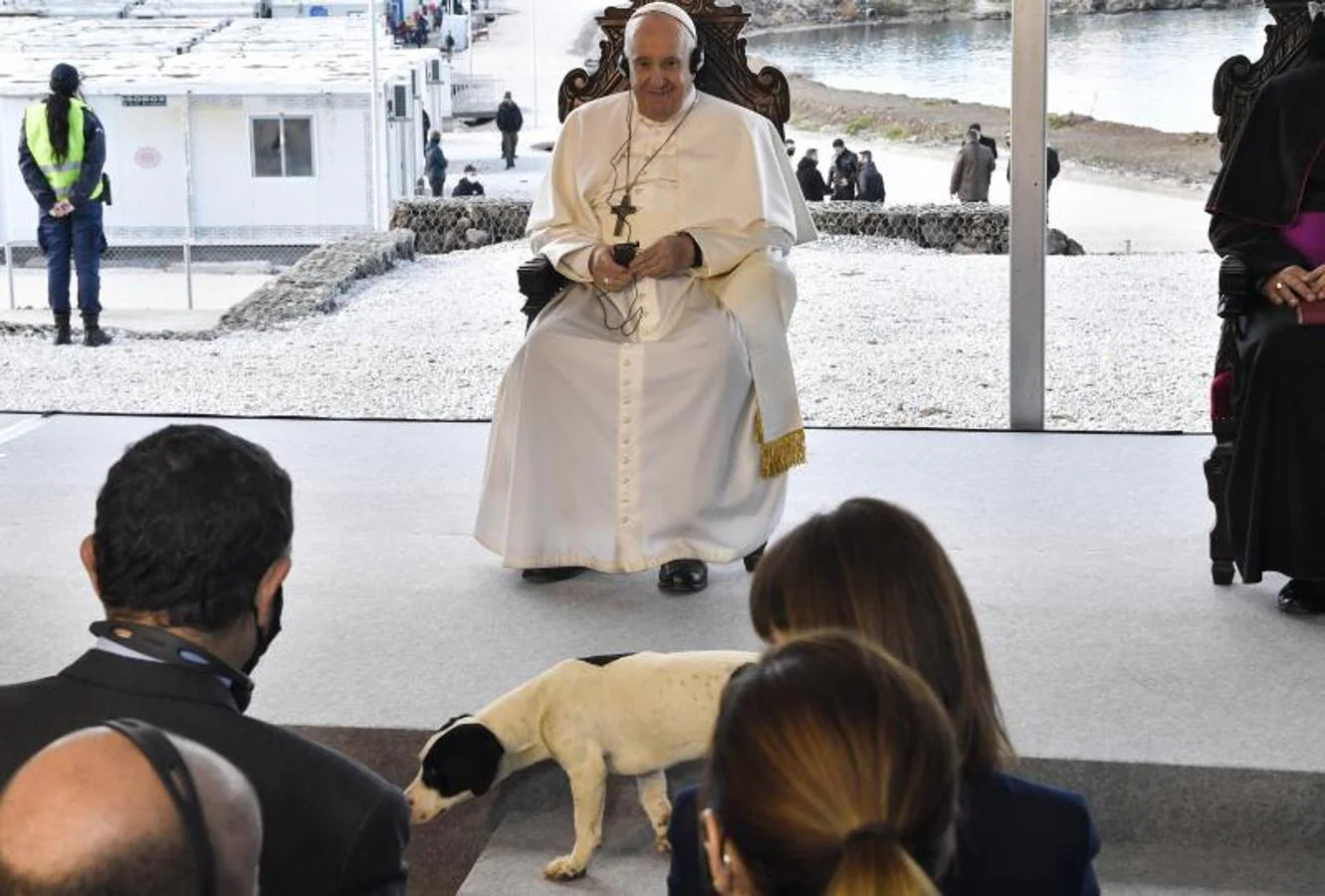 El pontífice no dejó de sonreír. 