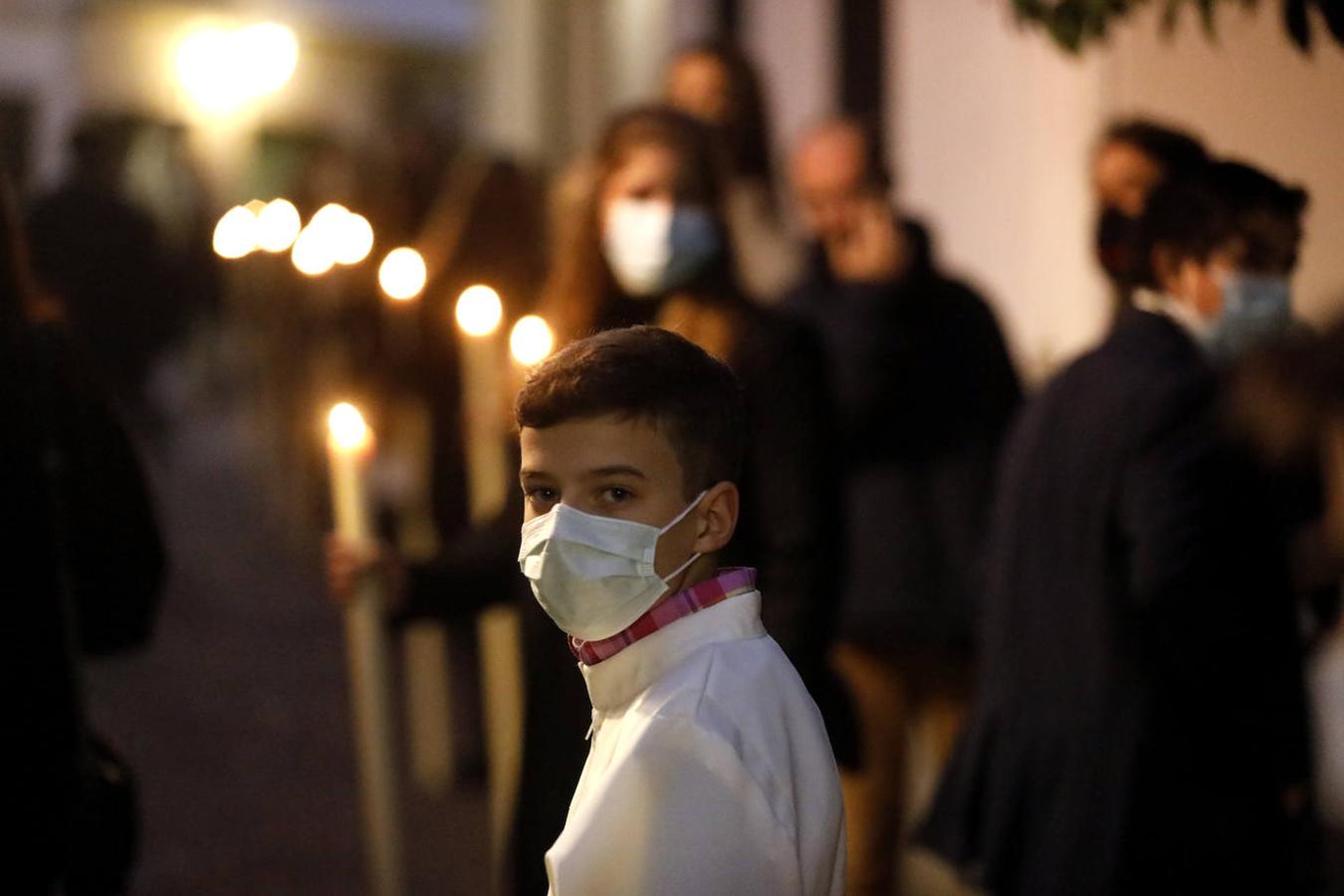 La procesión de la Inmaculada para la Vigilia de los Jóvenes en Córdoba, en imágenes