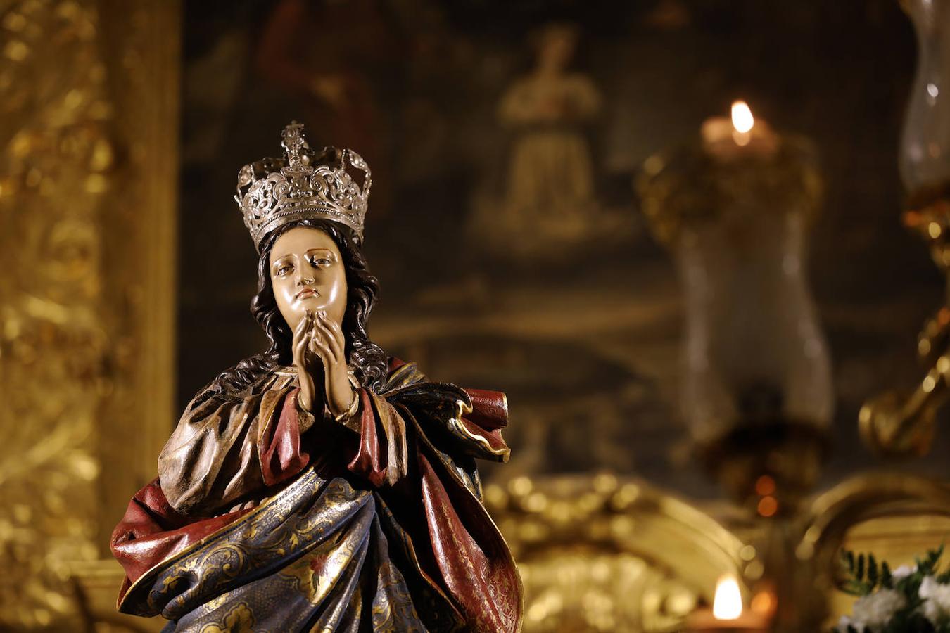 La procesión de la Inmaculada para la Vigilia de los Jóvenes en Córdoba, en imágenes