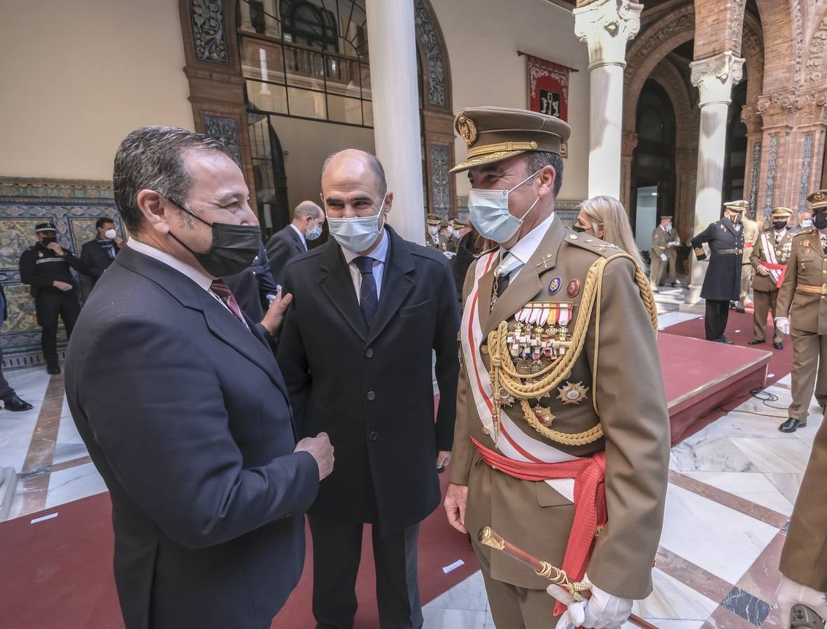 Acto castrense en la Capitanía General en honor a la Inmaculada. J.M. SERRANO