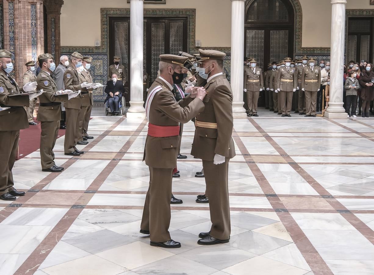 Acto castrense en la Capitanía General en honor a la Inmaculada. J.M. SERRANO