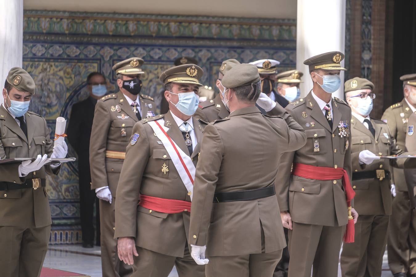 Acto castrense en la Capitanía General en honor a la Inmaculada. J.M. SERRANO