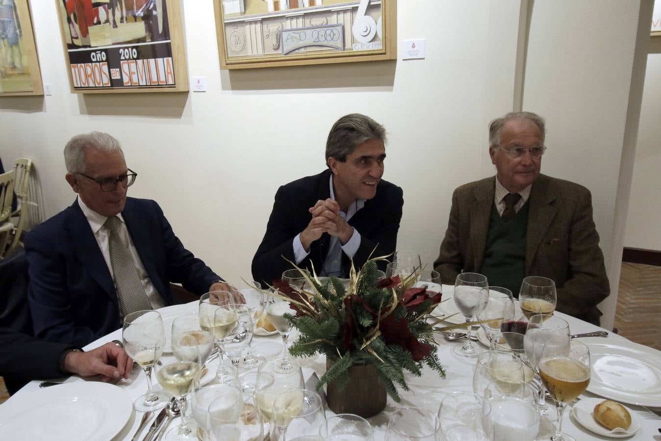 Almuerzo homenaje que la Real Maestranza ha dedicado a Curro Romero. JUAN FLORES