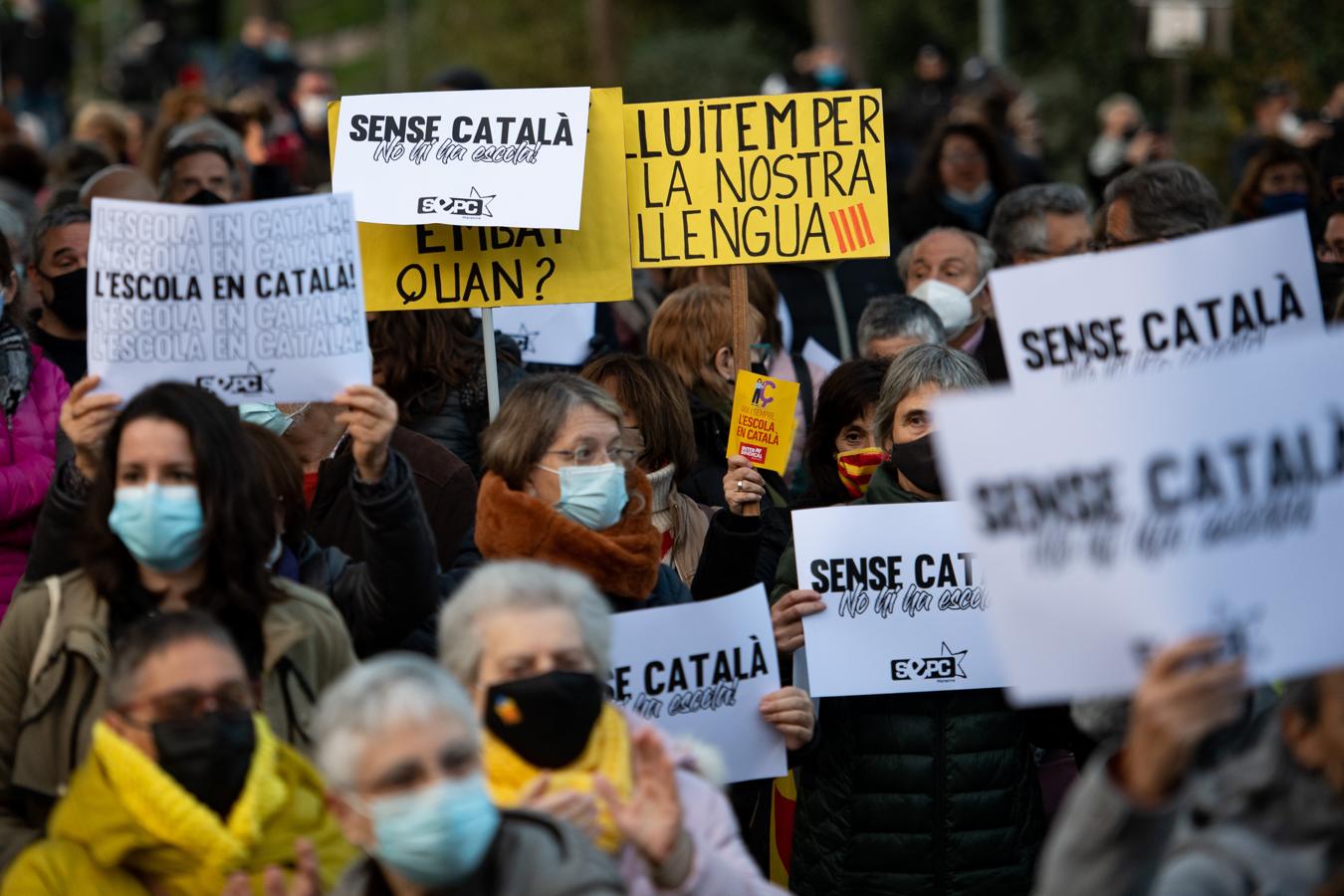 La concentración independentista en Canet, en imágenes