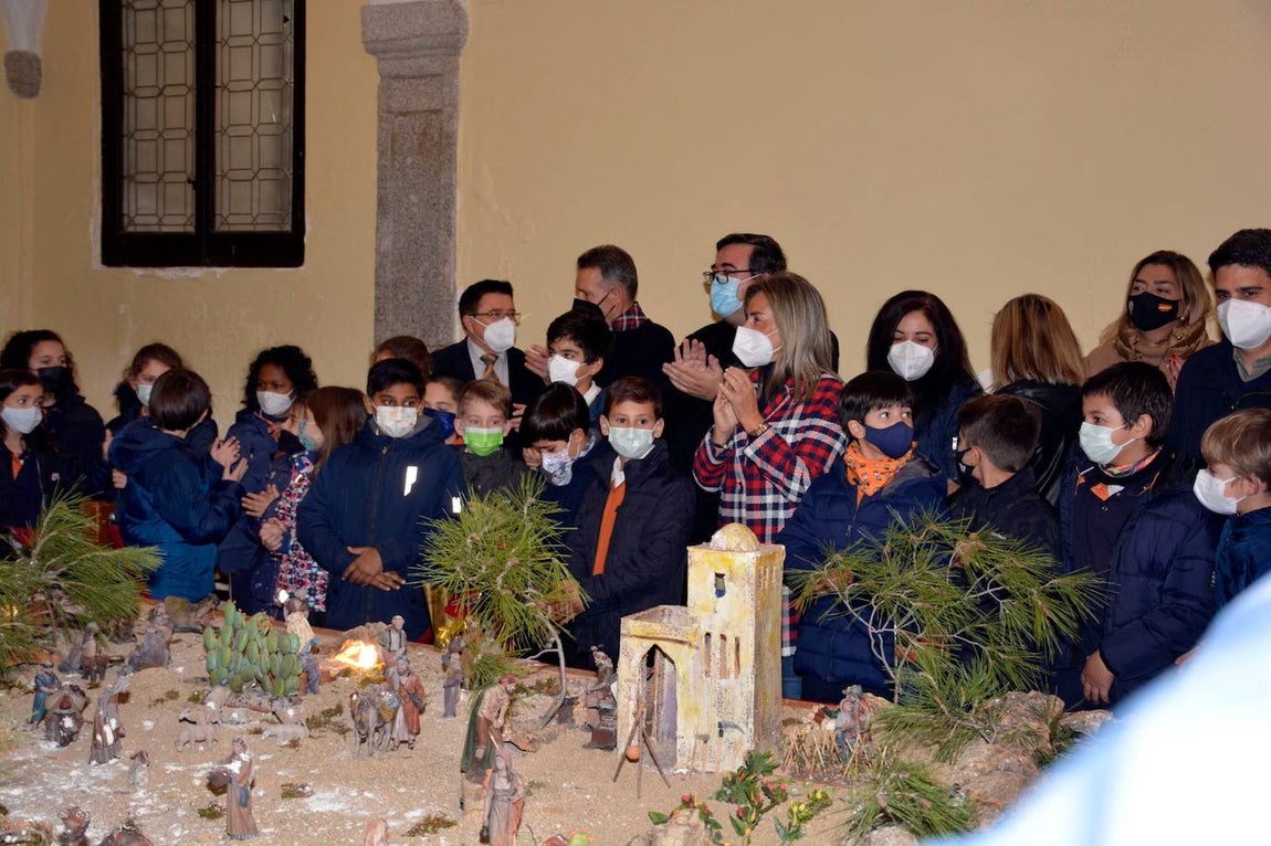 Belén del zaguán del Ayuntamiento. 