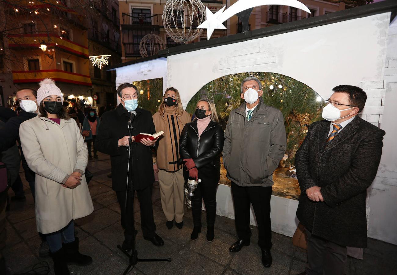 Inauguración del belén de Zocodover. 