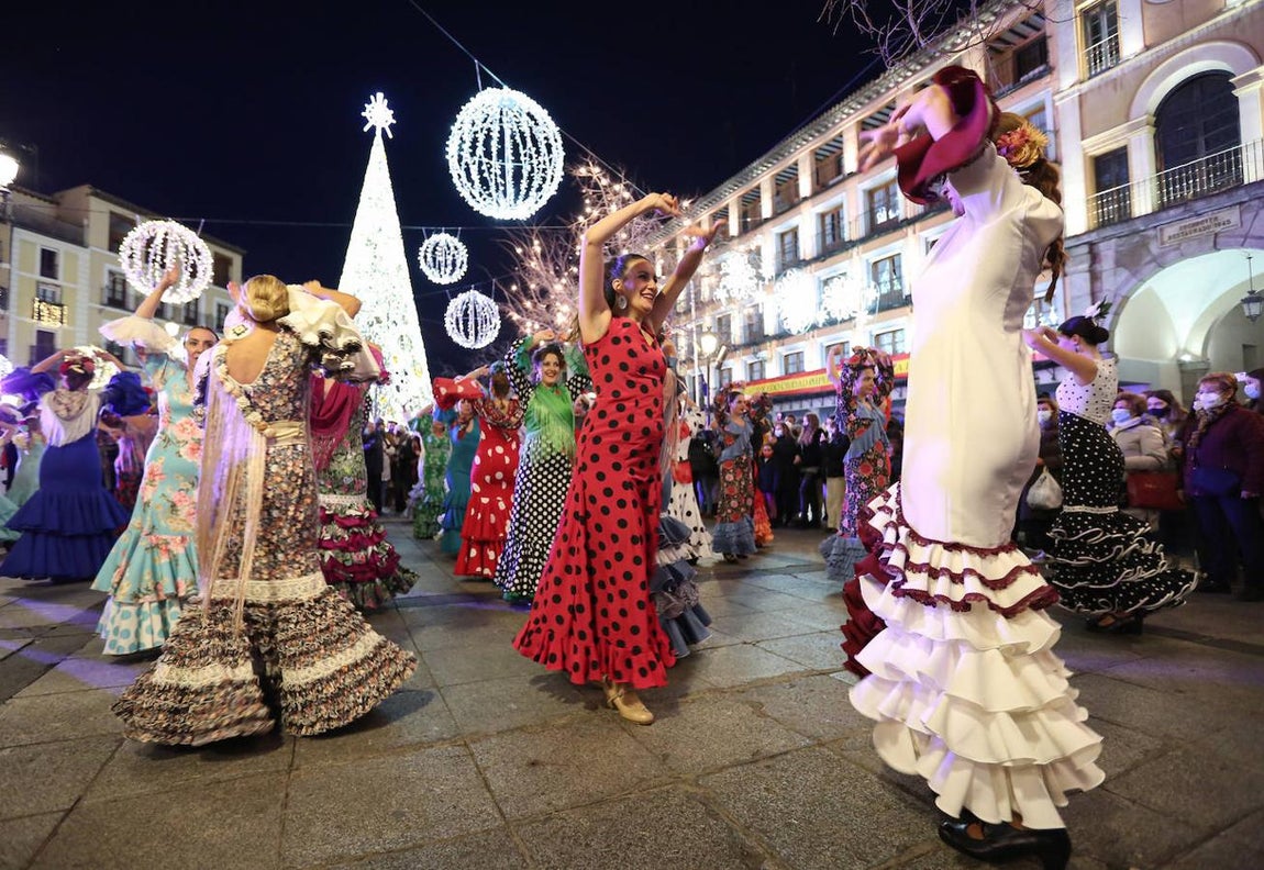 Inauguración del belén de Zocodover. 