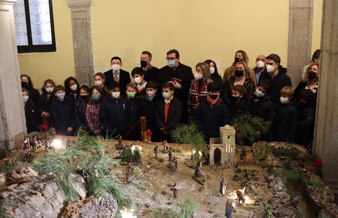 Belén del zaguán del Ayuntamiento. 