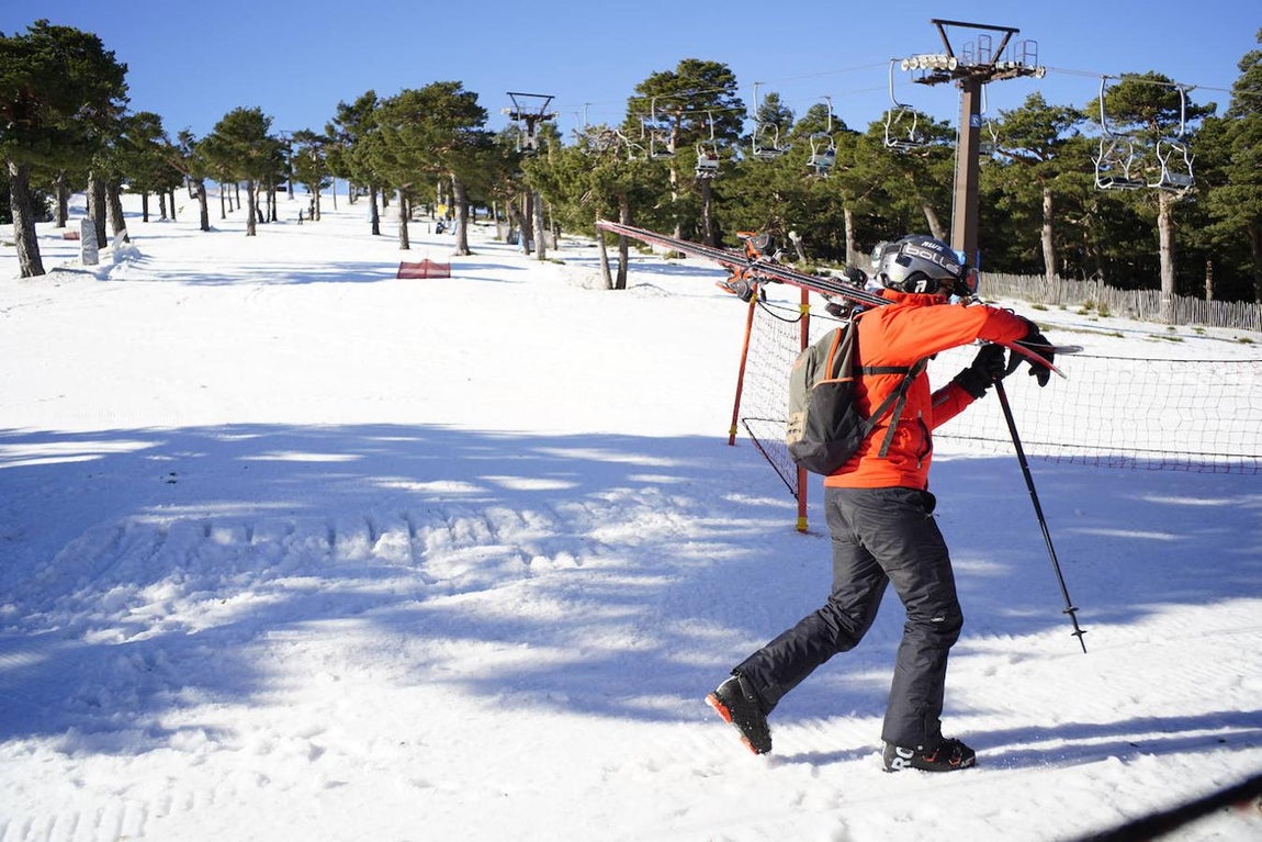 La estación de esquí de Navacerrada, en la actualidad. 