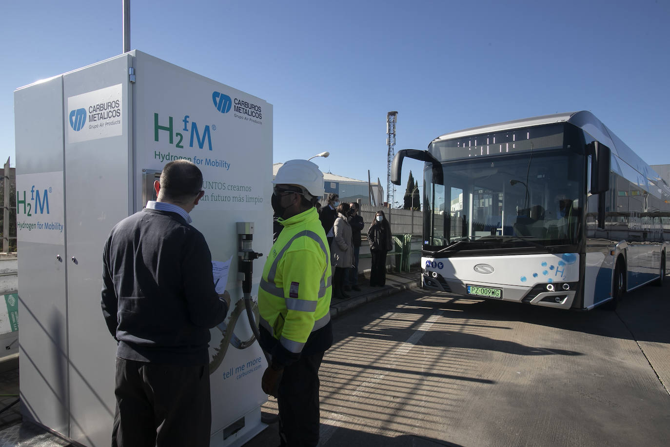 El nuevo autobús de hidrógeno de Córdoba, en imágenes