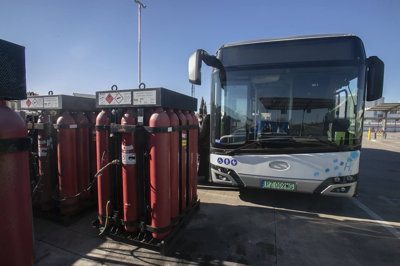 El nuevo autobús de hidrógeno de Córdoba, en imágenes