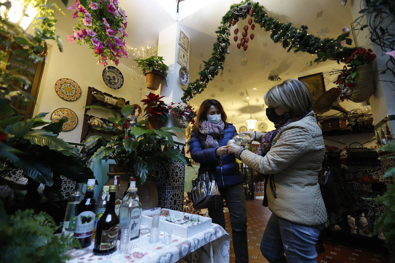 La apertura de los Patios de Córdoba en Navidad, en imágenes