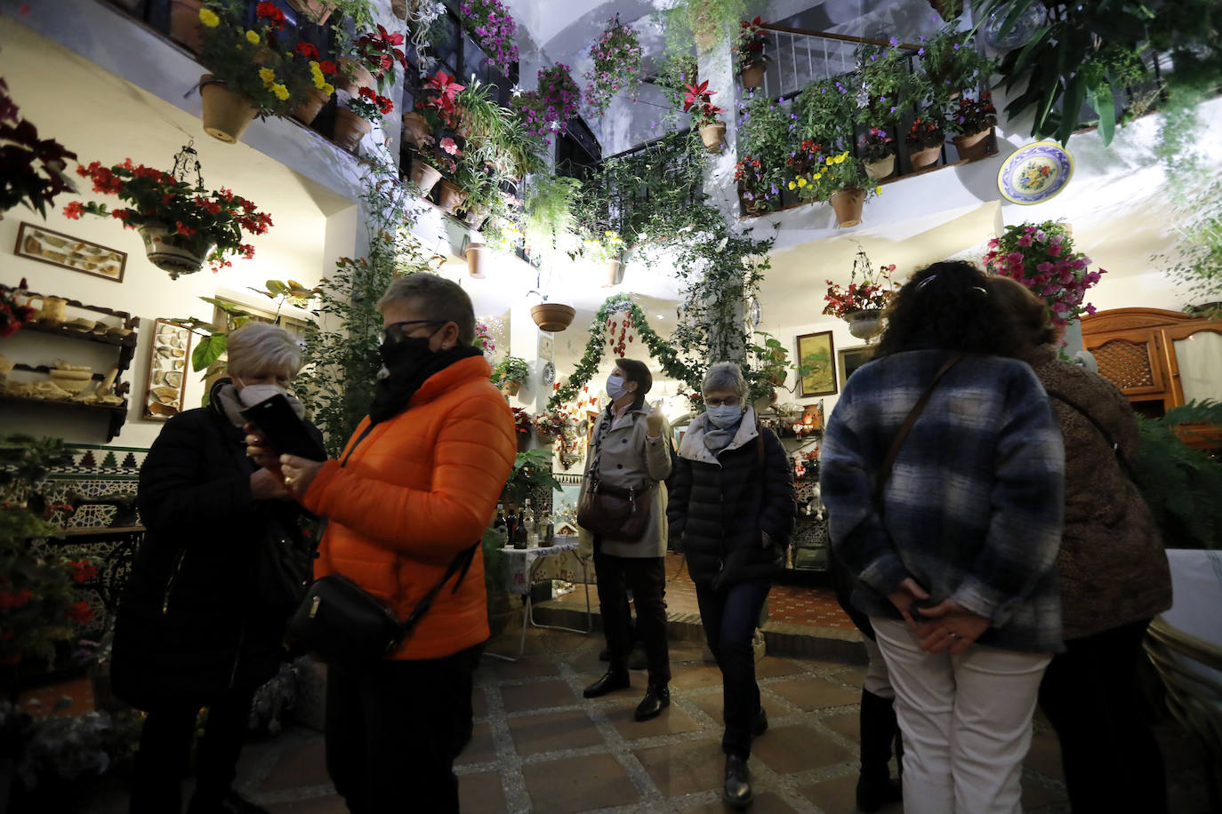 La apertura de los Patios de Córdoba en Navidad, en imágenes