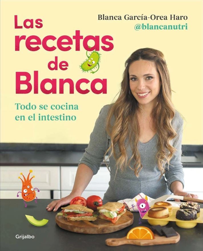 'Las recetas de Blanca: todo se cocina en el intestino', de Blanca Nutri. Con '<a href="https://www.abc.es/bienestar/alimentacion/abci-ideal-comer-tres-veces-para-sistema-digestivo-haga-autolimpieza-202111250129_noticia.html" target="_blank">Las recetas de Blanca</a>', busca aportar información nutricional práctica para nuestro día a día. Así, además de explicar cómo repartir la comida en el plato de forma equilibrada (nutricionalmente hablando), también incluye cómo elaborar la lista de la compra, cómo conservar los alimentos y distribuirlos correctamente en la nevera, cómo cocinarlos de forma más saludable y cuáles son los cambios podemos hacer si sufrimos alguna intolerancia alimenticia.