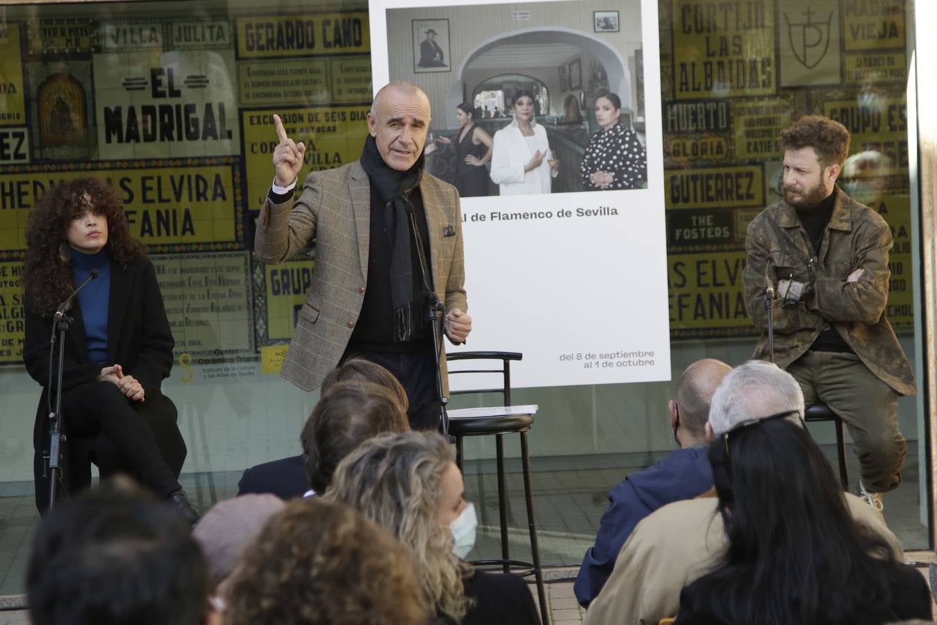 Presentación del cartel de la Bienal de Flamenco de Sevilla. JUAN FLORES