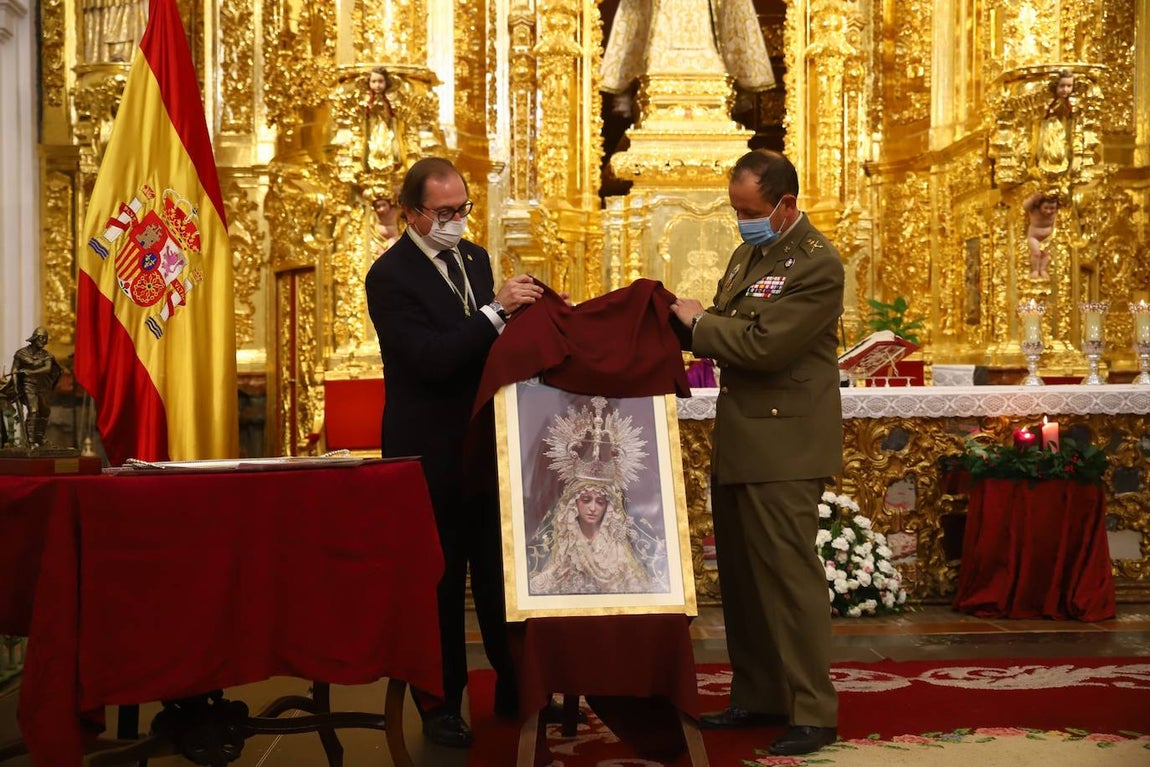 La misa de despedida de la Quinta Angustia a los militares, en imágenes