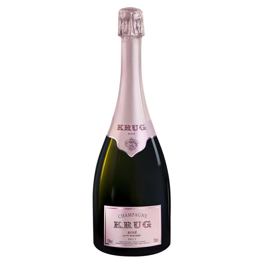 Krug Rosé. La inesperada sutileza de su color rosa pálido es promesa de elegancia y refinamiento. Aromas de escaramujo, jamón serrano, mora, grosella, peonía, pimienta y pomelo rosa. Delicadas notas de miel, cítricos y fruta seca con un final largo, ensalzado por sus sutiles burbujas. Precio: 338€