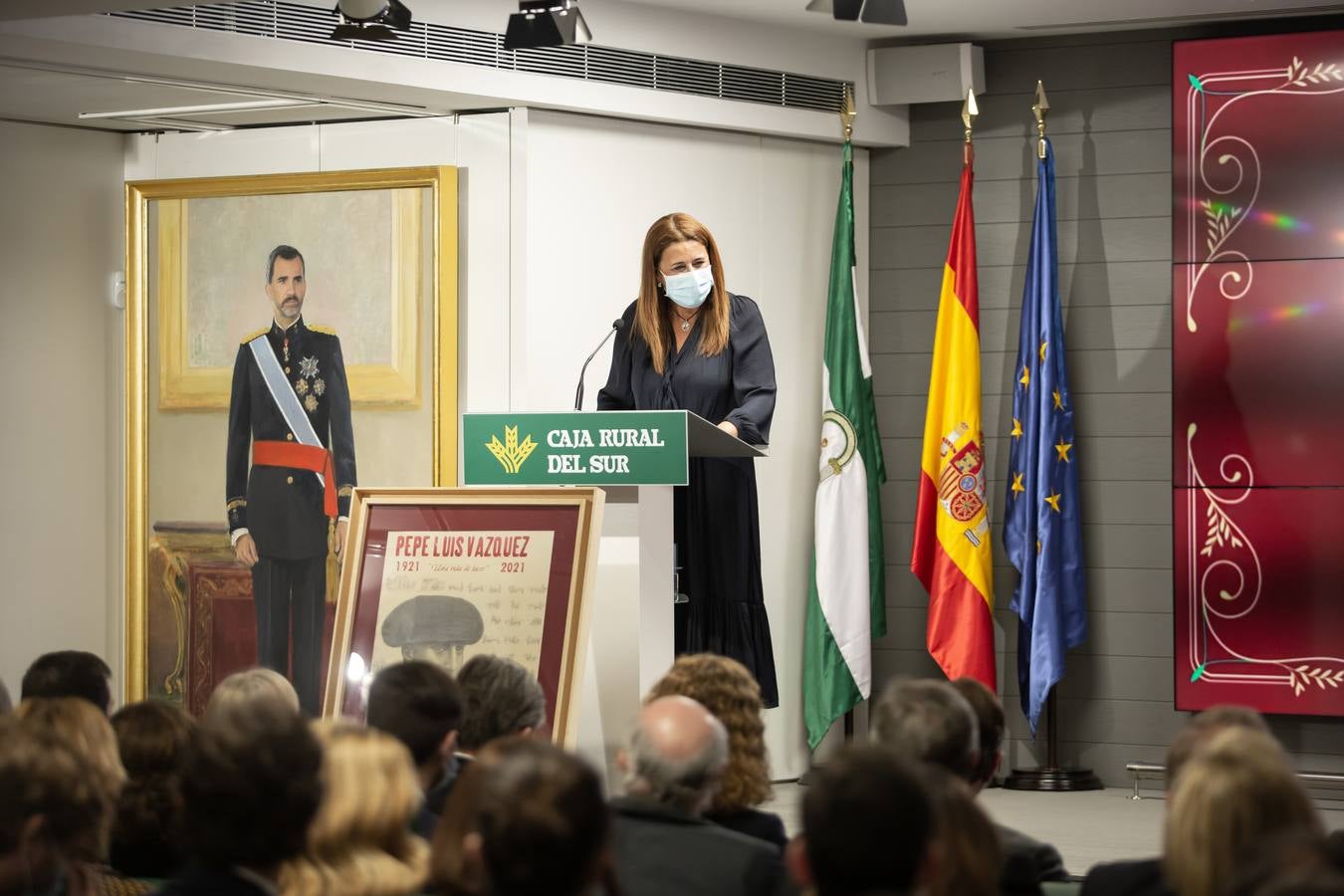 Presentación de los actos de homenaje a Pepe Luis Vázquez en el centenario de su nacimiento. VANESSA GÓMEZ