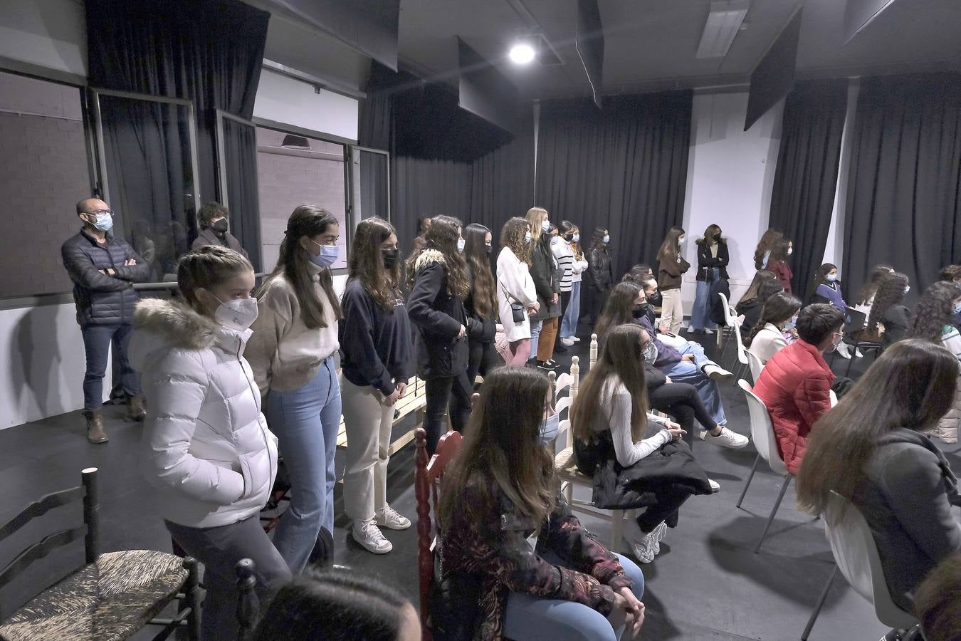 Jornada de puertas abiertas del Ballet Flamenco de Andalucía para los alumnos del conservatorio. J.M. SERRANO