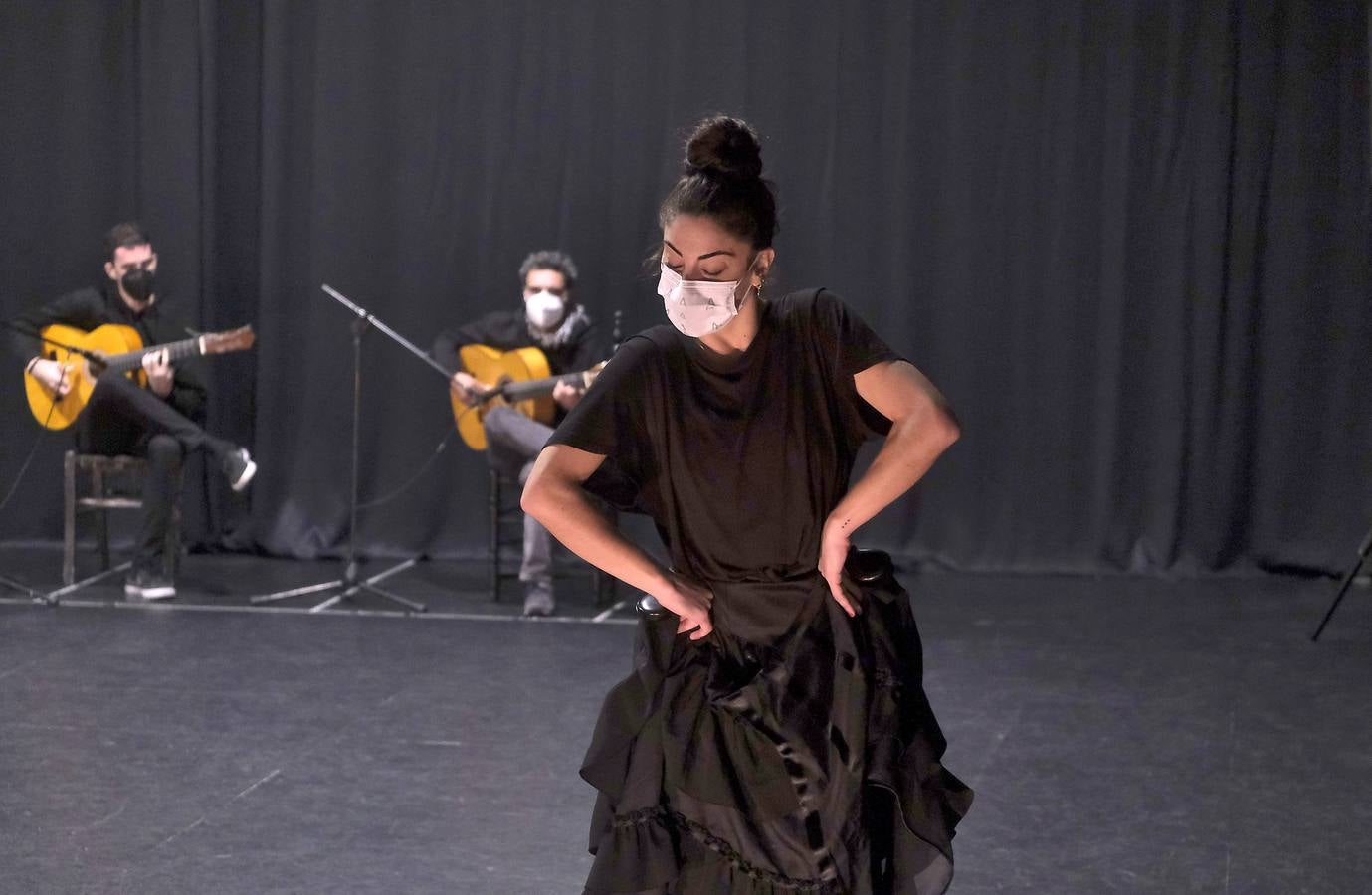 Jornada de puertas abiertas del Ballet Flamenco de Andalucía para los alumnos del conservatorio. J.M. SERRANO