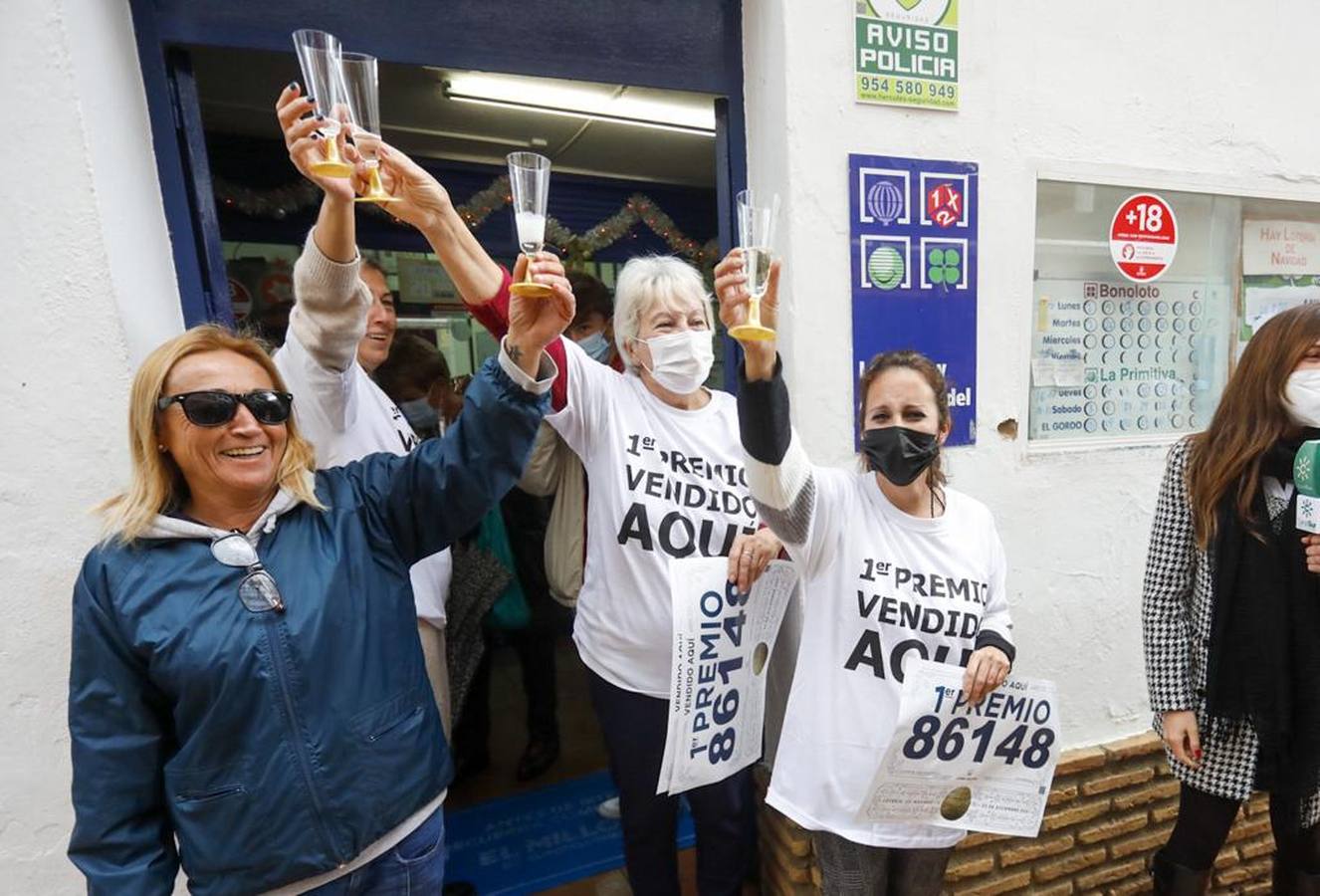 Parte del Gordo ha caído en Ayamonte (Huelva)  / ALBERTO DÍAZ