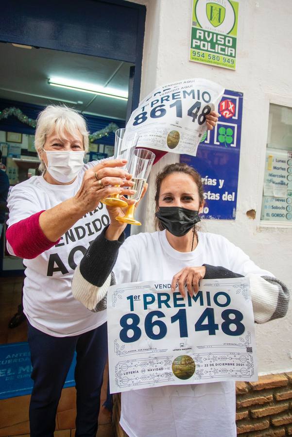 Parte del Gordo ha caído en Ayamonte (Huelva)  / ALBERTO DÍAZ