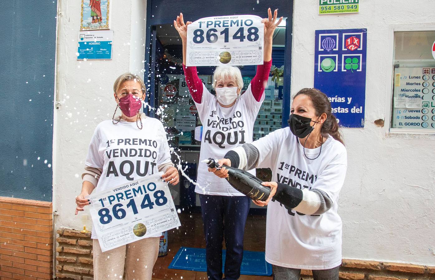 Lotería Navidad: el Gordo deja cuatro millones de euros en Ayamonte y llega al mercado de abastos