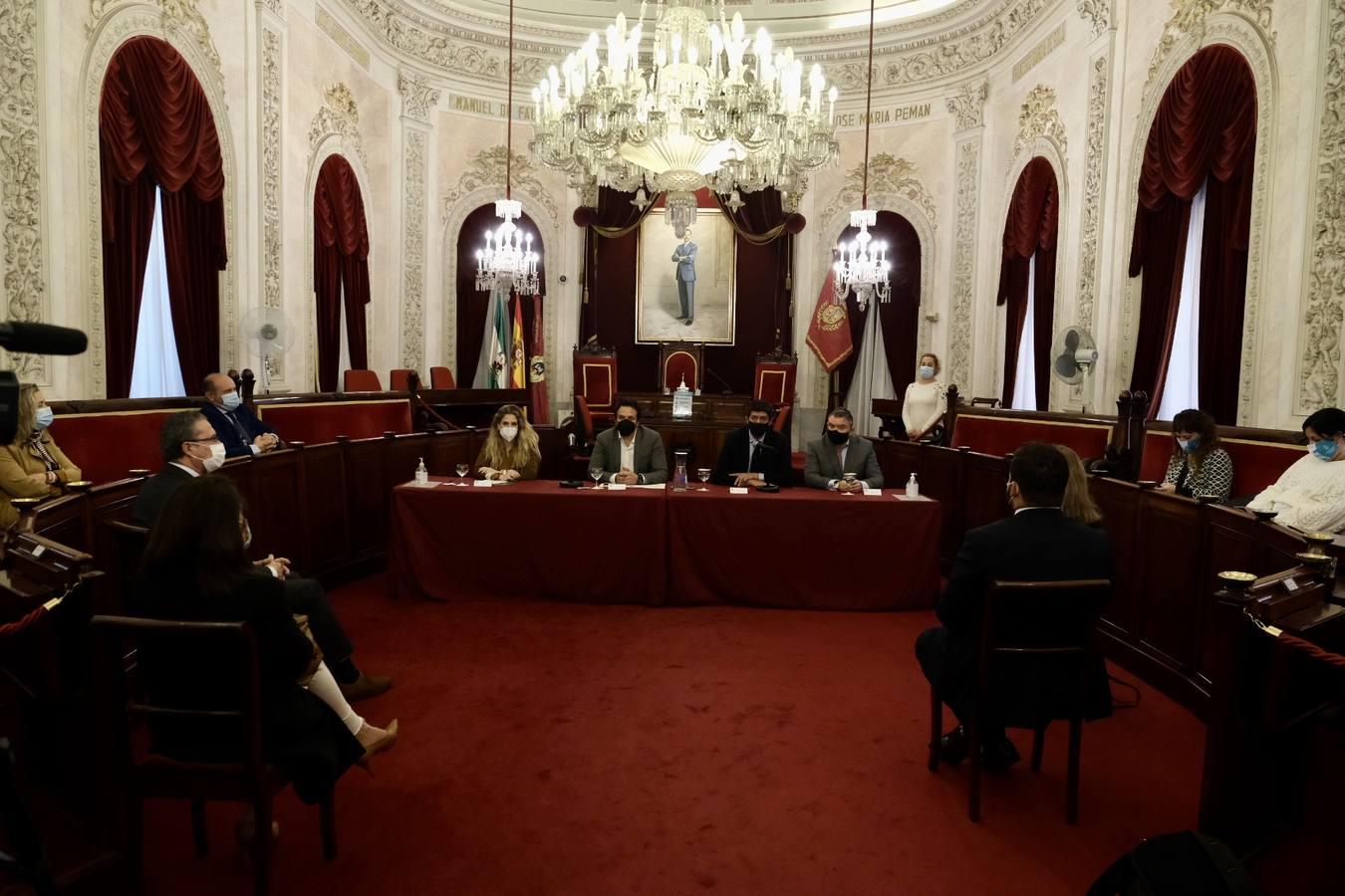 Fotos: Firma del convenio para el proyecto de la Ciudad de la Justicia de Cádiz