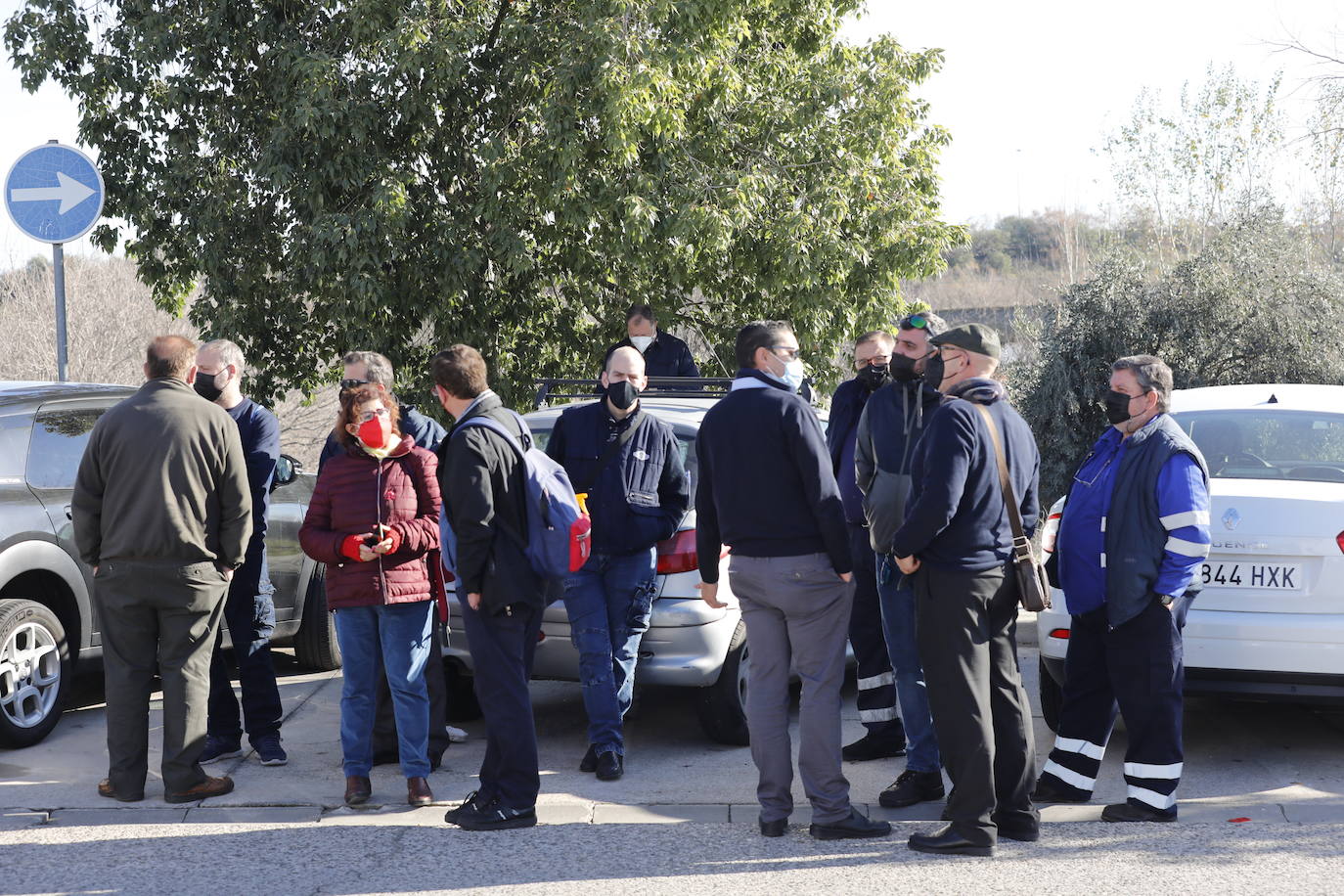 La huelga de Aucorsa en Córdoba, en imágenes