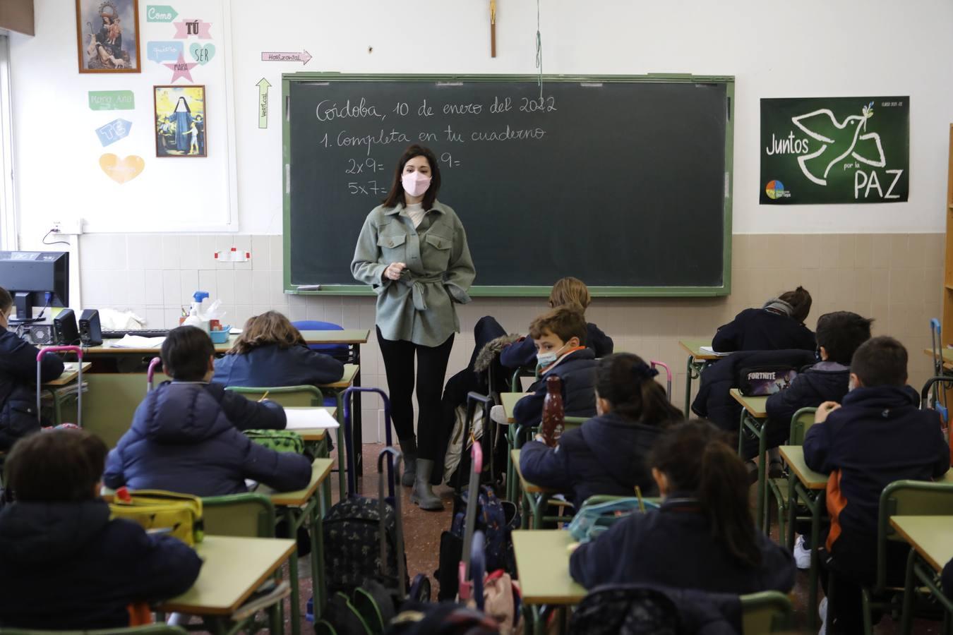 La vuelta a clase en Córdoba, en imágenes