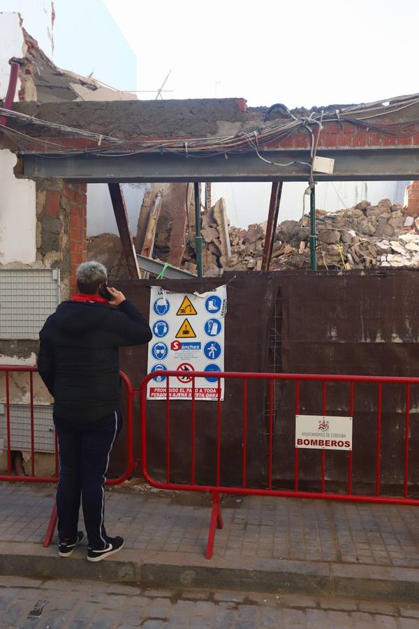 La casa derrumbada en la calle San Acisclo de Córdoba, en imágenes