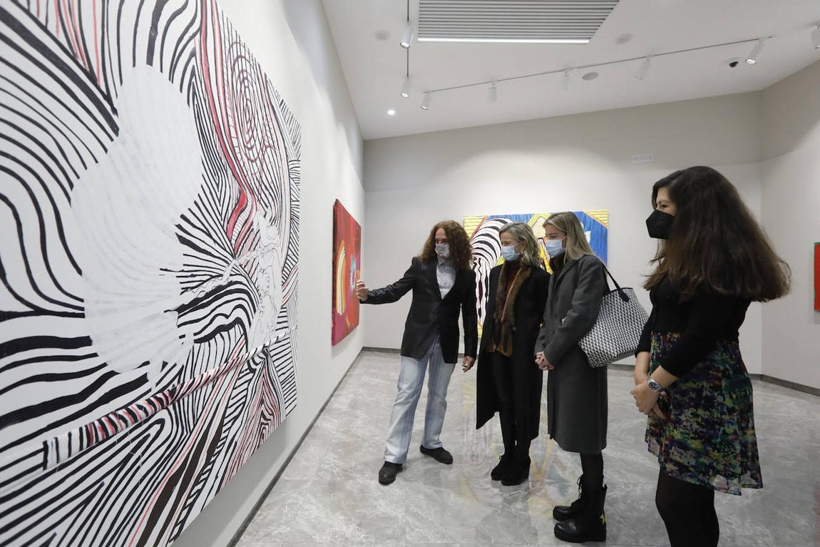 La exposición de pintura de Pacorrosa en Córdoba, en imágenes