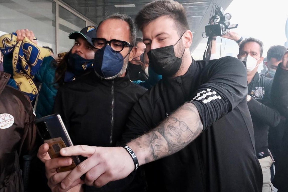 FOTOS: La despedida de Álvaro Cervera del Cádiz