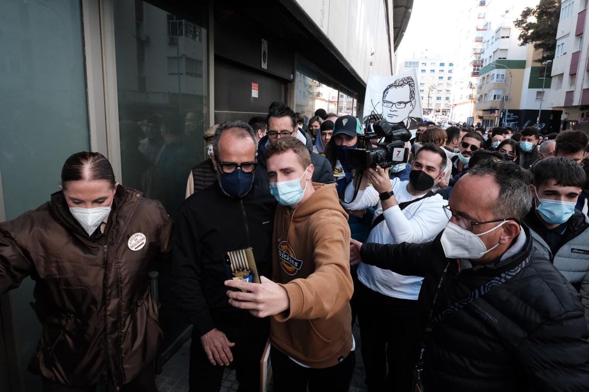 FOTOS: La despedida de Álvaro Cervera del Cádiz