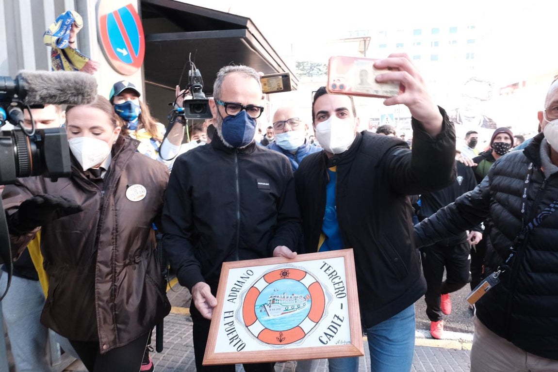 FOTOS: La despedida de Álvaro Cervera del Cádiz