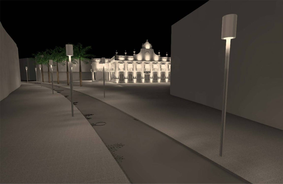 En imágenes, el proyecto para transformar la plaza de España de Cabra