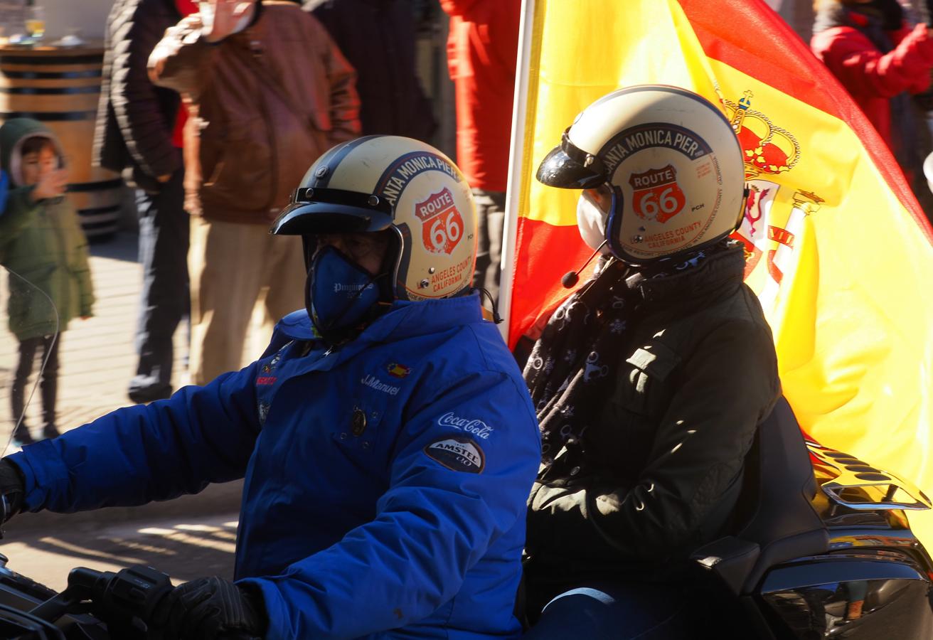 Desfile de banderas. 