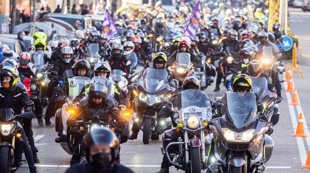 Las motos toman Valladolid en Pingüinos