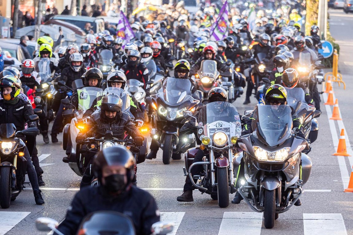 Desfile de banderas. 