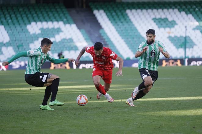 Derbi Betis-Sevilla, las imágenes del partido de Copa del Rey en el Villamarín