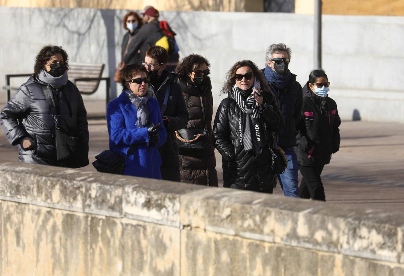 El frío invernal de enero en las calles de Córdoba, en imágenes