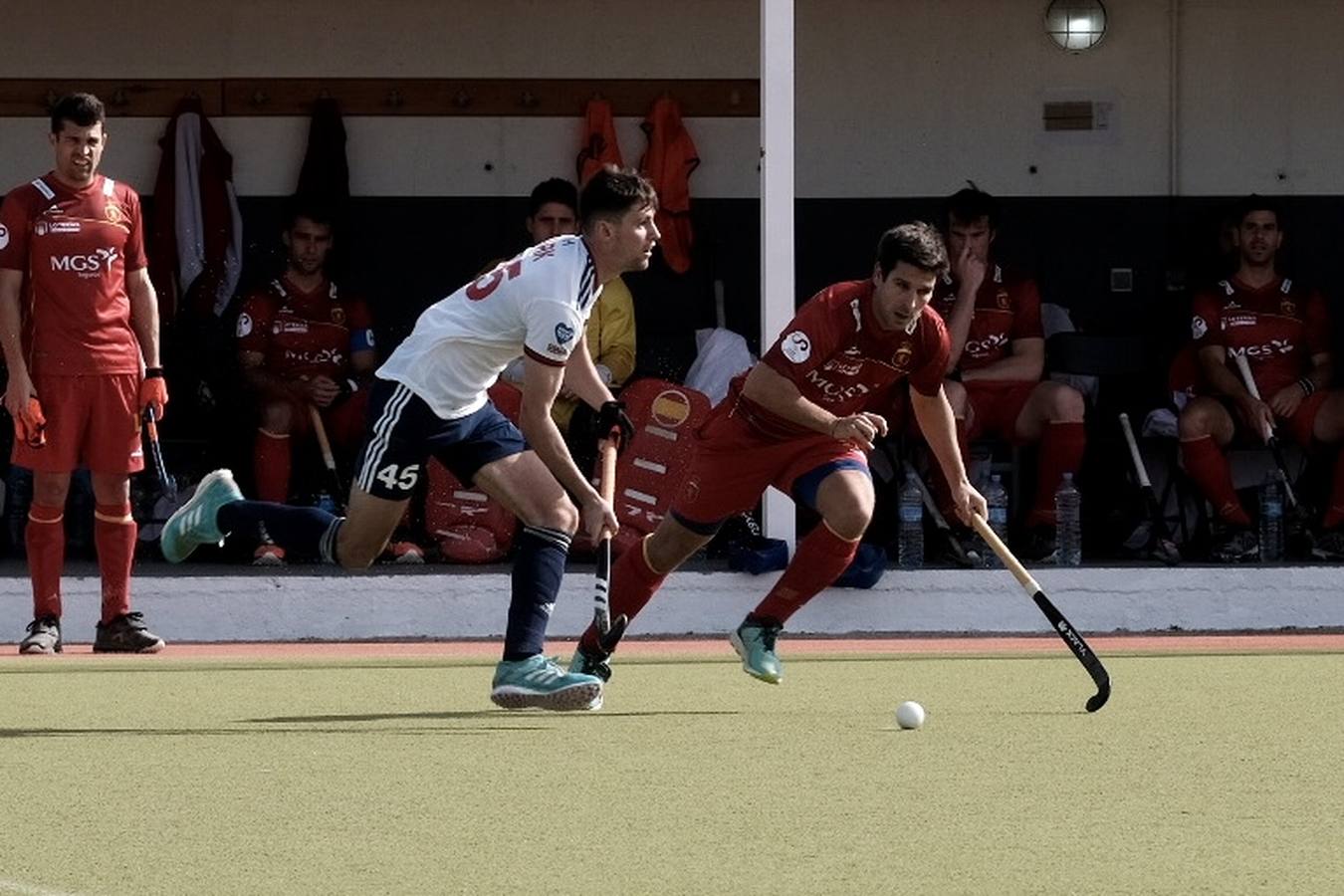 FOTOS: Derrota de la selección de España de hockey hierba en San Fernando