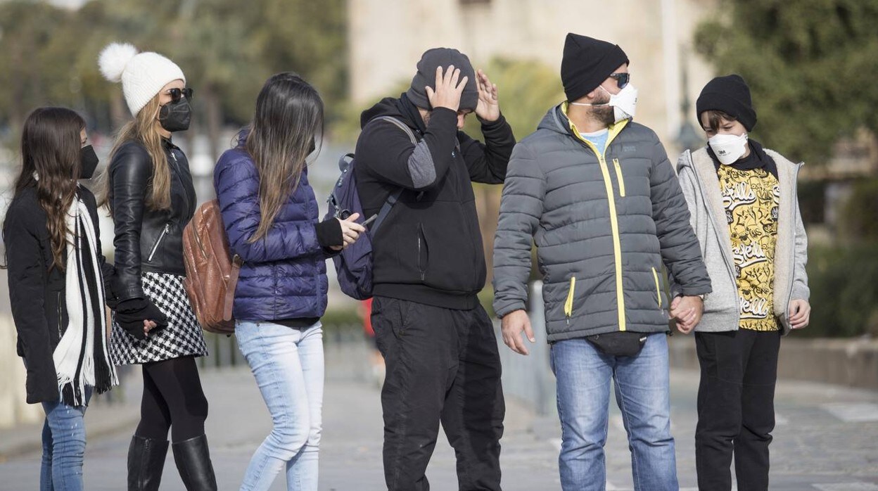 En imágenes, las bajas temperaturas también se dejan notar en Sevilla