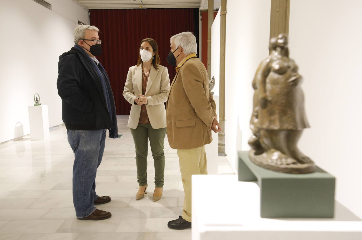 La exposición del escultor Paco Luque en Córdoba, en imágenes