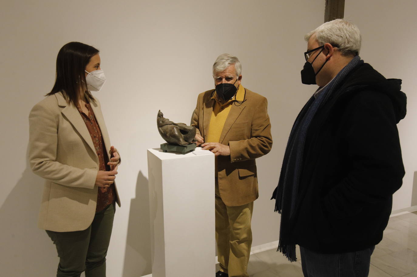 La exposición del escultor Paco Luque en Córdoba, en imágenes