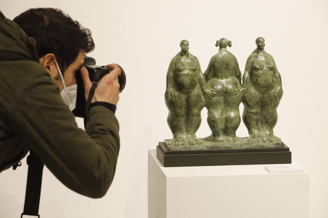 La exposición del escultor Paco Luque en Córdoba, en imágenes