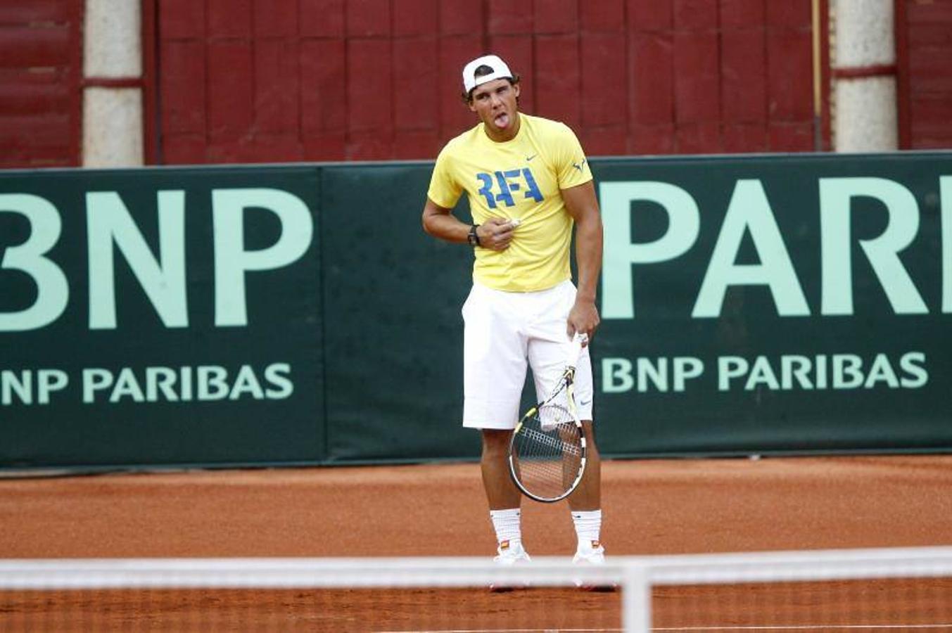 Rafa Nadal en la Copa Davis de 2011 en Córdoba, en imágenes
