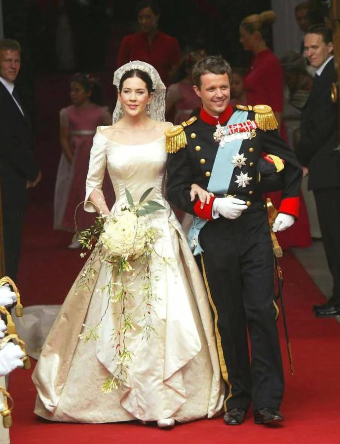 Boda real el 14 de mayo de 2004. El príncipe Federico de Dinamarca, heredero al trono, contraía matrimonio con la abogada australiana Mary Donaldson el 14 de mayo de 2004