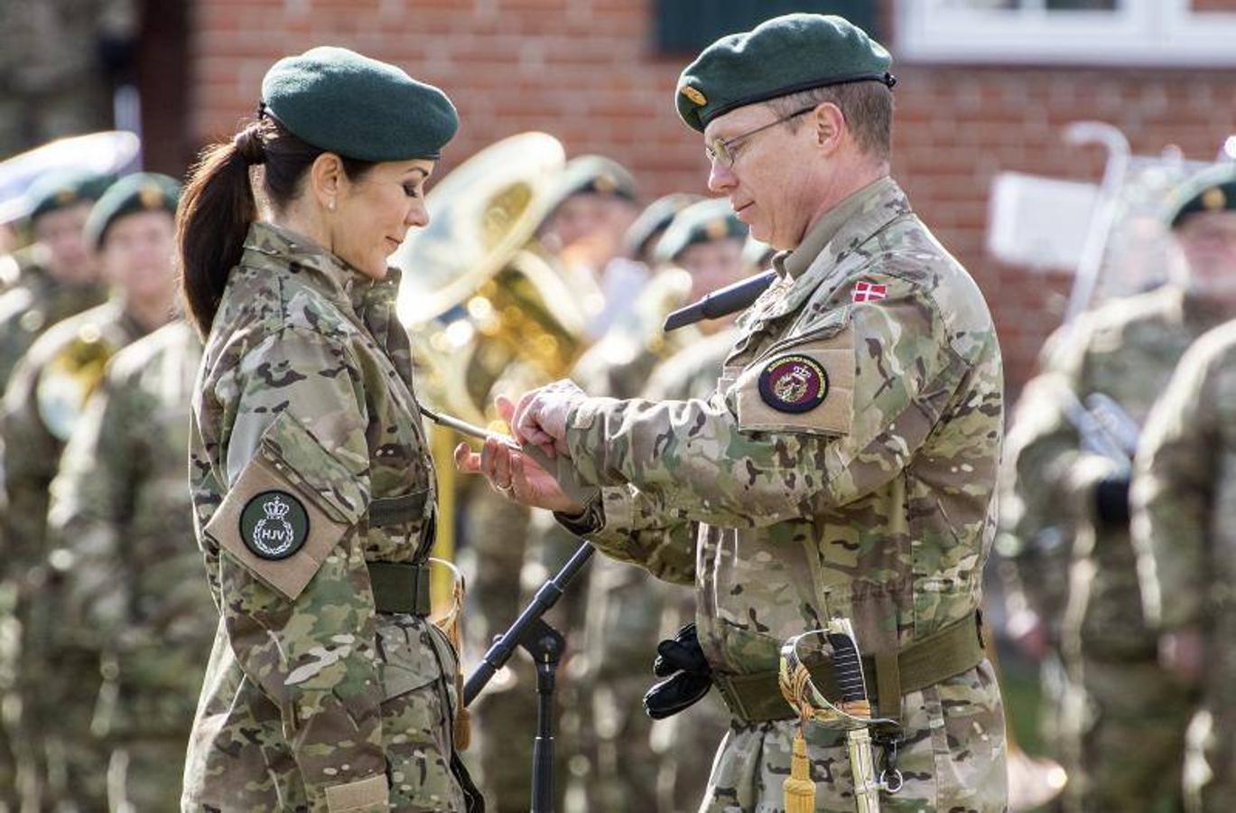 Capitana de la Guardia Nacional. Mary de Dinamarca es nombrada capitana de la Guardia Nacional danesa, el 31 de marzo de 2019.