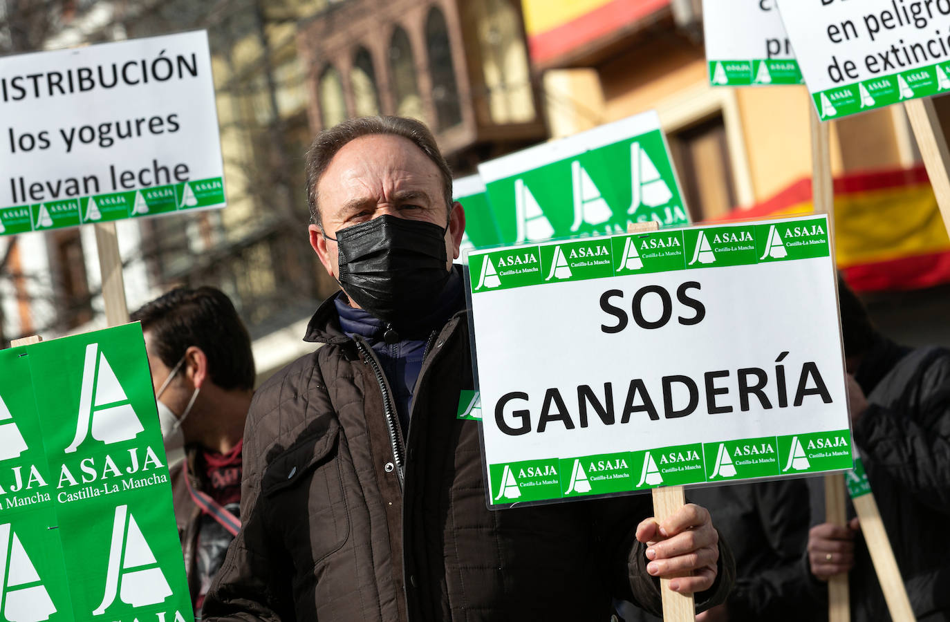 Concentración de ganaderos de vacuno de leche en Toledo